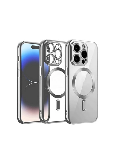 Newface Apple İphone 13 Pro Max Kılıf Kross Magneticsafe Kapak - Titan Gri