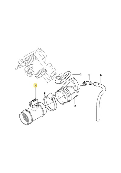 Bmw Uyumlu M43 Ve M67 Motor Bosch  Hava Akış Sensörü 13621433565