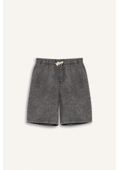 Defacto Erkek Çocuk Jean Şort D8575a825smnm55 Gri