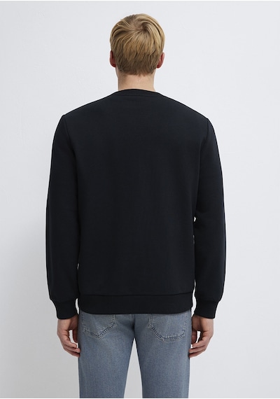 Mavi - Mavi Black Bisiklet Yaka Siyah Sweatshirt 0s10528-900 Siyah