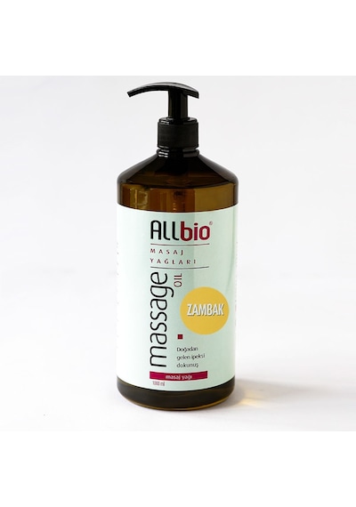 Allbio Masaj Yağı Zambak 1 L