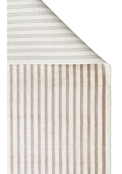 Eko Halı Merano Mrn 03 Cream Grey Geometrik Desenli Yüksek Kalite Sık Dokuma Salon Halısı Gri 2