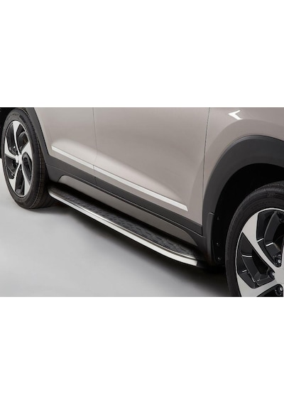 Omsa Line Citroen C4 Yan Basamak 2020 Sonrası Blackline Krom Alınlı Yan Koruma Basamak