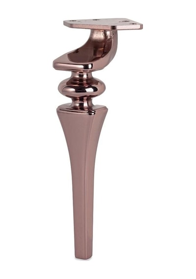 4 Adet Sintra Lüx Metal Ayak 16 Cm Bronz Mobilya Koltuk Ayağı