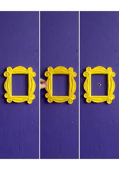 Friends Hayranlarına Özel Dekoratif Monica Kapı Çerçevesi 25 Cm