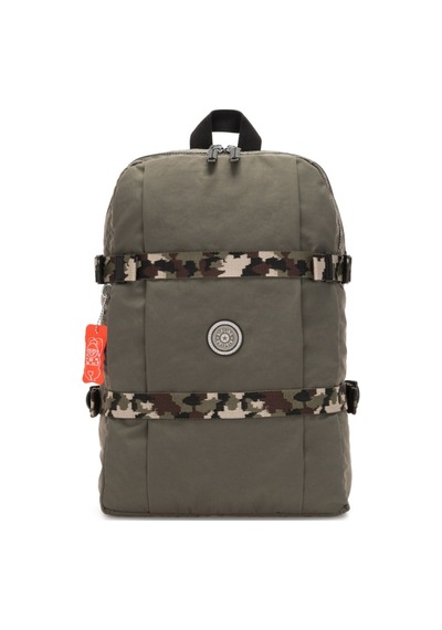 Kipling KIPLING Tamiko Orta Boy Sırt Çantası GRİ COOL MOSS COMBO