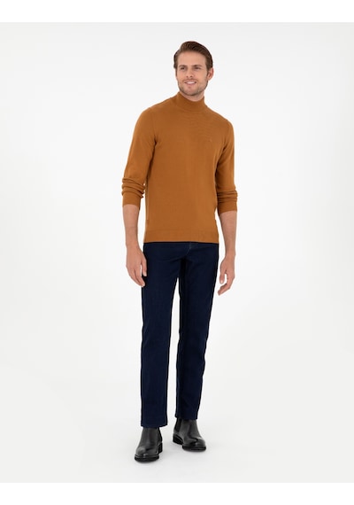 Pierre Cardin Erkek Kahverengi Kazak /triko 50296548-vr163 Kahverengi