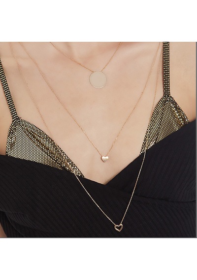 Kuyumcudukkani Karışık Figürlü Kolye-37273-r Rose Gold