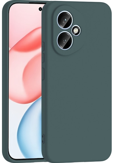 Honor 400 Kılıf İçi Kadife Dolgulu Kasayı Çizmeyen Sweetish Lansman Premium Kapak Koyu Yeşil