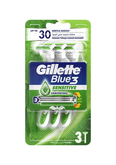 Gillette Blue3 Tıraş Bıçağı 3'lü Sensitive