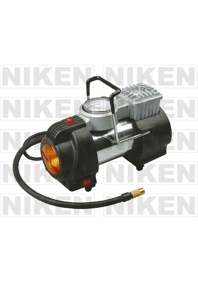 Araç Lastik Hava Kompresörü Metal 12V Işıklı