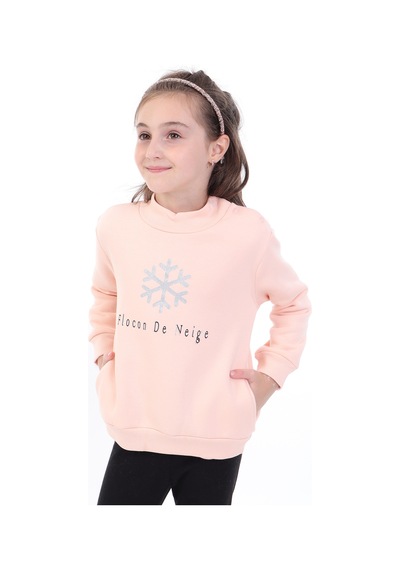 Toontoy Kids Toontoy Kız Bebek Baskılı Sweatshirt Yeşil