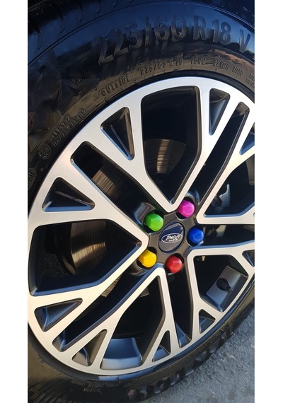 A Kalite Mefsa Bijon Kapağı Düz 19 Mm Siyah 20 Li Set