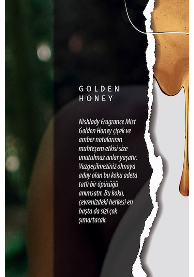 Nishlady Golden Honey Body Mist Vegan Vücut Spreyi 260 ML