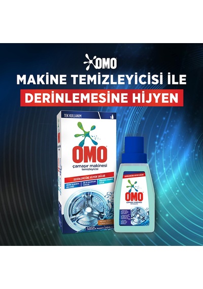 Omo Çamaşır Makinesi Temizleyicisi Çam Esintisi 3 x 200 ML