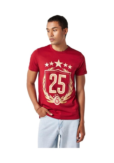 Gsstore Galatasaray 25 Şampiyonluk T-shirt - E251351-2-10635 Bordo