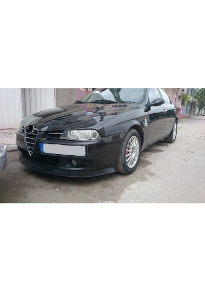 Alfa Romeo 156 Uyumlu Body Kit Ön Tampon Eki Kırılmaz Yumuşak Lip Mat Siyah