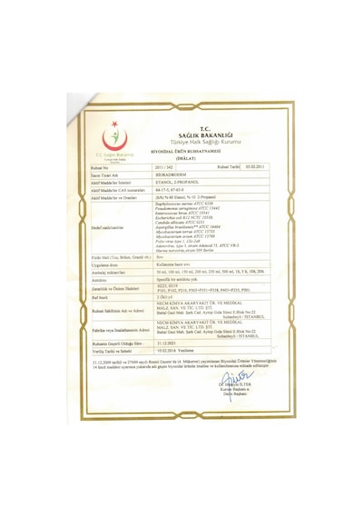 Biorad Derm El Ve Cilt Dezenfektanı 5 L
