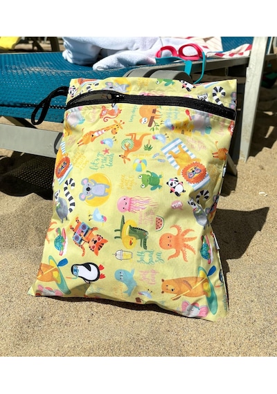2 Adet, 37 X 30 Cm, Mom Ve Summer Desen, Sıvı Geçirmeyen Çok Amaçlı Çanta, Ekonomik Set, Yıkanabilir, Fermuarlı Tote Bag Diğer