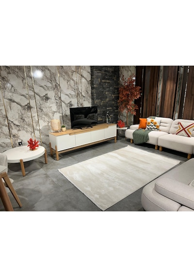 Çam Halı Therapy 8613 Bej Koridor Halısı Kesme Yolluk Mutfak Halısı Modern Halı Bej 2