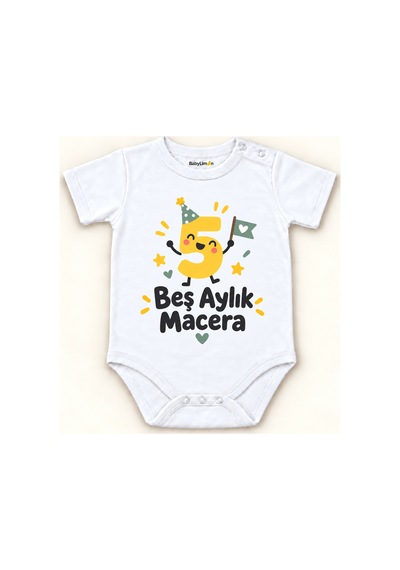 Babylimon Beş Aylık Macera Beyaz Kısa Kollu Çıtçıtlı Bebek Zıbını Beyaz - Beş Aylık Macera - 928161925 Beyaz - Beş Aylık Macera Babylimon Beş Aylık Macera Beyaz Kısa Kollu Çıtçıtlı Bebek Zıbını Beyaz - Beş Aylık Macera - 928161925 Beyaz - Beş Aylık Macera