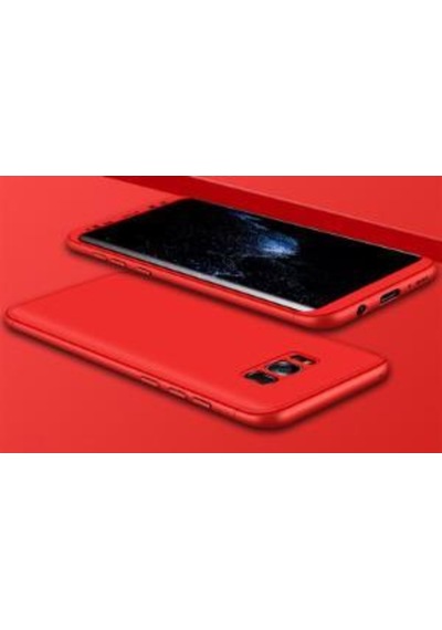 Ceponya Samsung Uyumlu Galaxy S8 Plus Kılıf Kamera Korumalı 360 Tam Koru