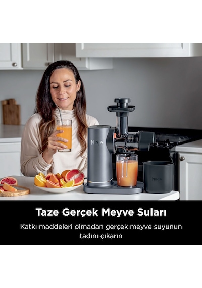 Ninja JC151EU Cold Press Juicer 150 W Katı Meyve Sıkacağı