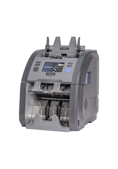 Hitachi Ih-110 Karışık Para Sayma Makinesi Çift Cıs, Seri No Okuma, 40 Para Birimi, Fitness Modu