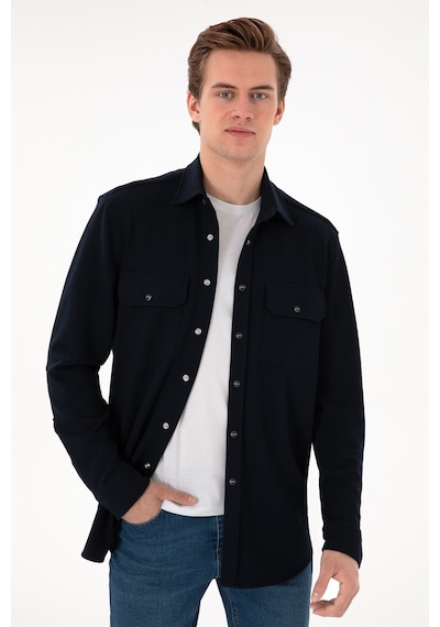 U.s. Polo Assn. Erkek Lacivert Gömlek Örme 50305605-vr033 Lacivert U.s. Polo Assn. Erkek Lacivert Gömlek Örme 50305605-vr033 Lacivert