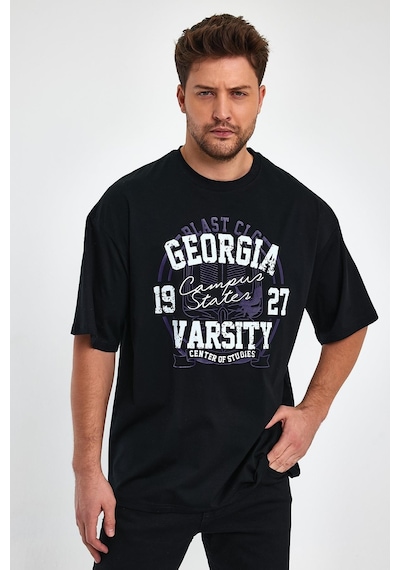Alexander Gardi Alexandergardı Baskılı Oversize T-shirt E23-0046 01 001