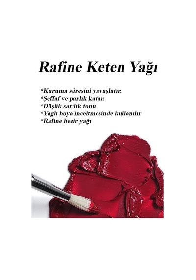 Keten Yağı 250 Ml 2 Adet Resim Yağı Monalisa Rafine Bezir Yağı Yağlı Boya İncelticisi Yağlı Boya Yardımcı Malzemesi