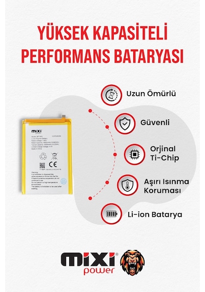 Omix X600 Uyumlu Tam Kapasite Batarya Tr Garantili