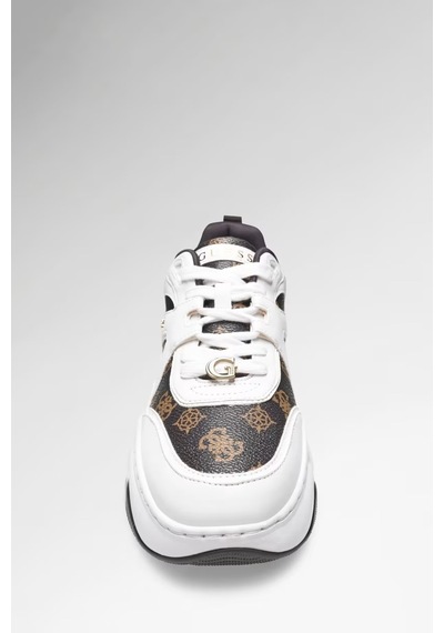 Guess Hacha Kadın Sneaker Ayakkabı Flfhacfal12 Kahve