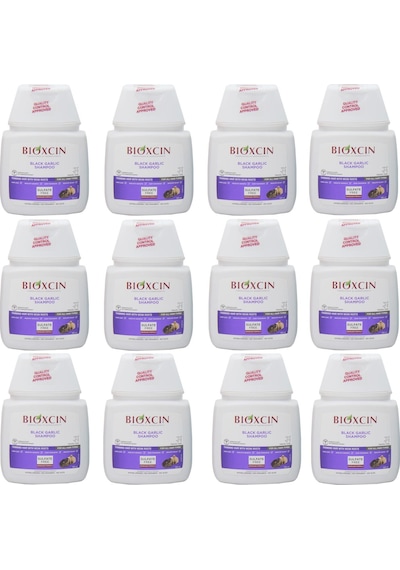 Bioxcin Saç Dökülmesine Karşı Siyah Sarımsak Şampuanı 12 x 100 ML