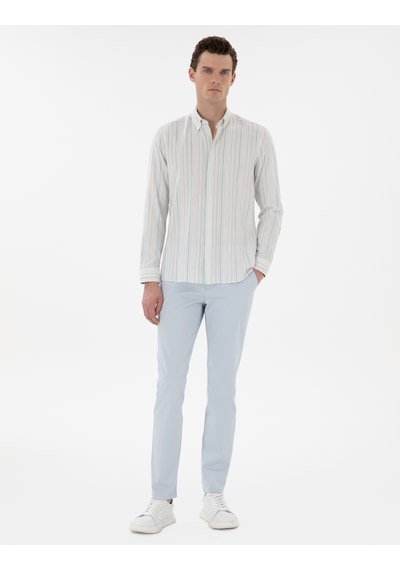 Pierre Cardin Erkek Koyu Mint Gömlek Desenli 50305058-vr152 Koyu Mint Mint Yeşili