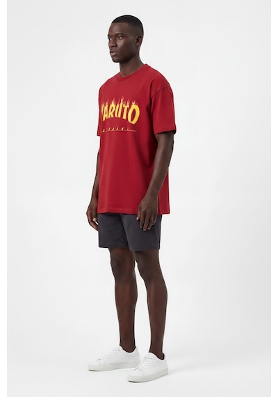 Blow Up Future Gen Naruto Oversize Erkek T-shirt 141424 Kırmızı