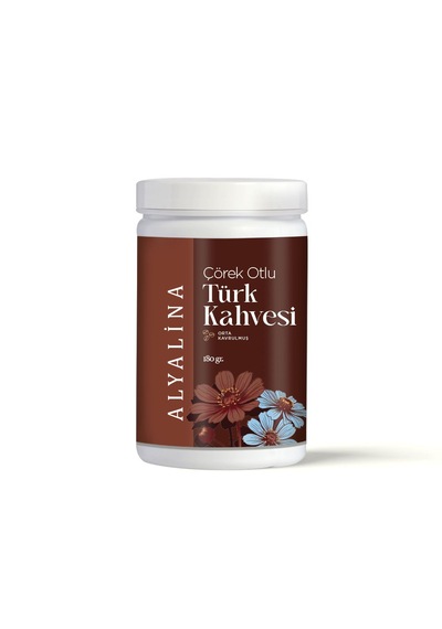 Alyalina Çörek Otlu Türk Kahvesi 180 Gr. Türk Kahvesi