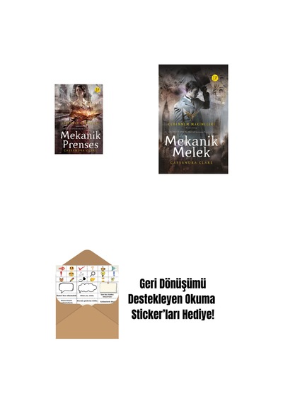 Mekanik Prenses Ciltli + Mekanik Melek Ciltli + Okuma Sticker'ları
