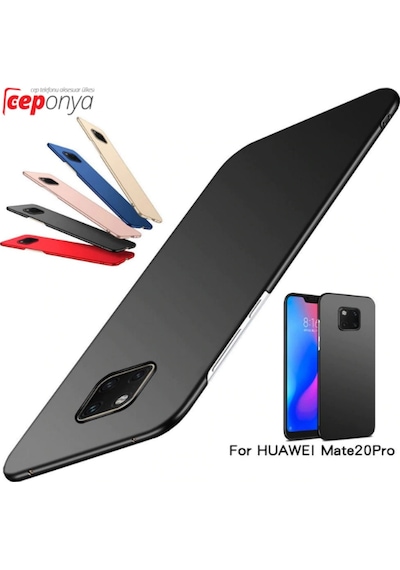 Huawei Mate 20 Pro Mat Kamera Korumali Kaliteli Soft Kilif 295086496 - Kampanya-Renk / Ekrani Full Kaplayan Cam Siyah(+45 Tl)-Siyah