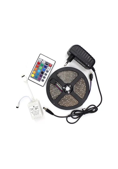 Şerit Led 5 Metre Kumandalı Animasyonlu Rgb Çok Renkli