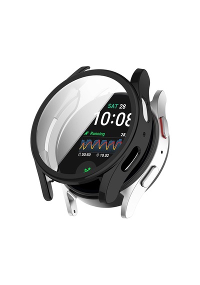 Samsung Galaxy Uyumlu Watch 7 40mm Kasa Ekran Koruyucu 360 Tam Koruma Kılıf Kapak