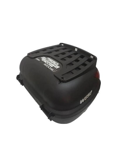Wogen 52 Litre Motosiklet Arka Çantası Üst Bagaj Basic Siyah Tek Renk