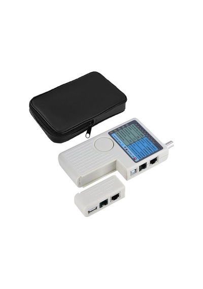 Powermaster Pm-20629 Rj11-rj45-usb-bnc Kamera Kablo Test Cihazı Beyaz