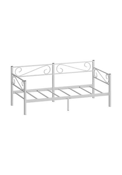 Luna Daybed Metal Karyola Beyaz Ölçü Seçenekli Tek Kişilik Luna Daybed Metal Karyola Beyaz Ölçü Seçenekli Tek Kişilik