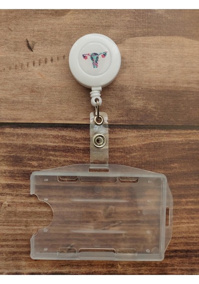 Uterus Yoyo Yaka Kartlığı Yatay Dikey Kart Koruyucu