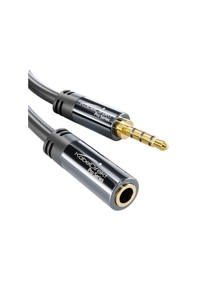 Kırılmaz Metal Gövdeli Kulaklık 3,5mm Uzatma Kablosu 2m