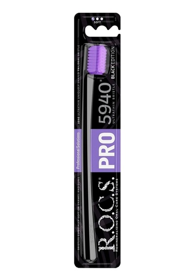 Rocs Pro 5940 Ultra Soft Diş Fırçası - Siyah Mor