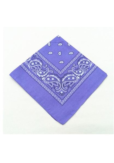 Melek Kare Bandana Fular Lila Lila