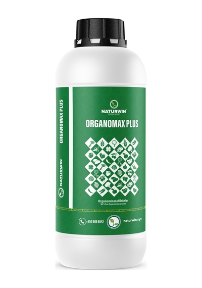 Organomax Plus 1 Litre Azot Potasyum Sıvı Organomineral Gübre