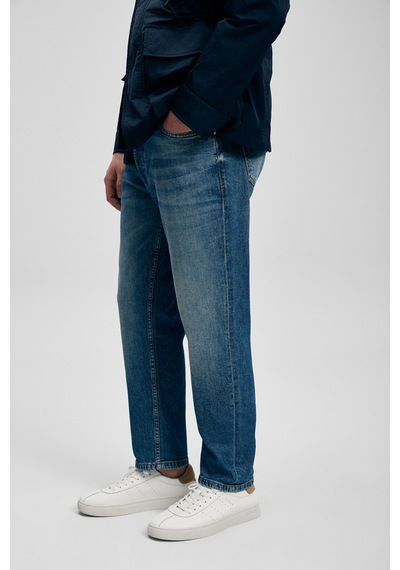 Lufian Andre Smart Jean Erkek Pantolon Slim Fit Mavi Mavi 111200238100300